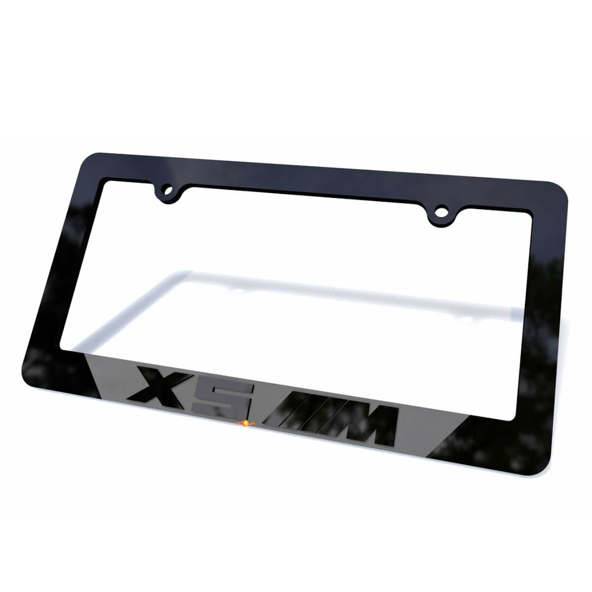 X5 ///M Fahrzeug-Kennzeichenabdeckungen Rahmen Fahrzeugdekoration passend für BMW X5
