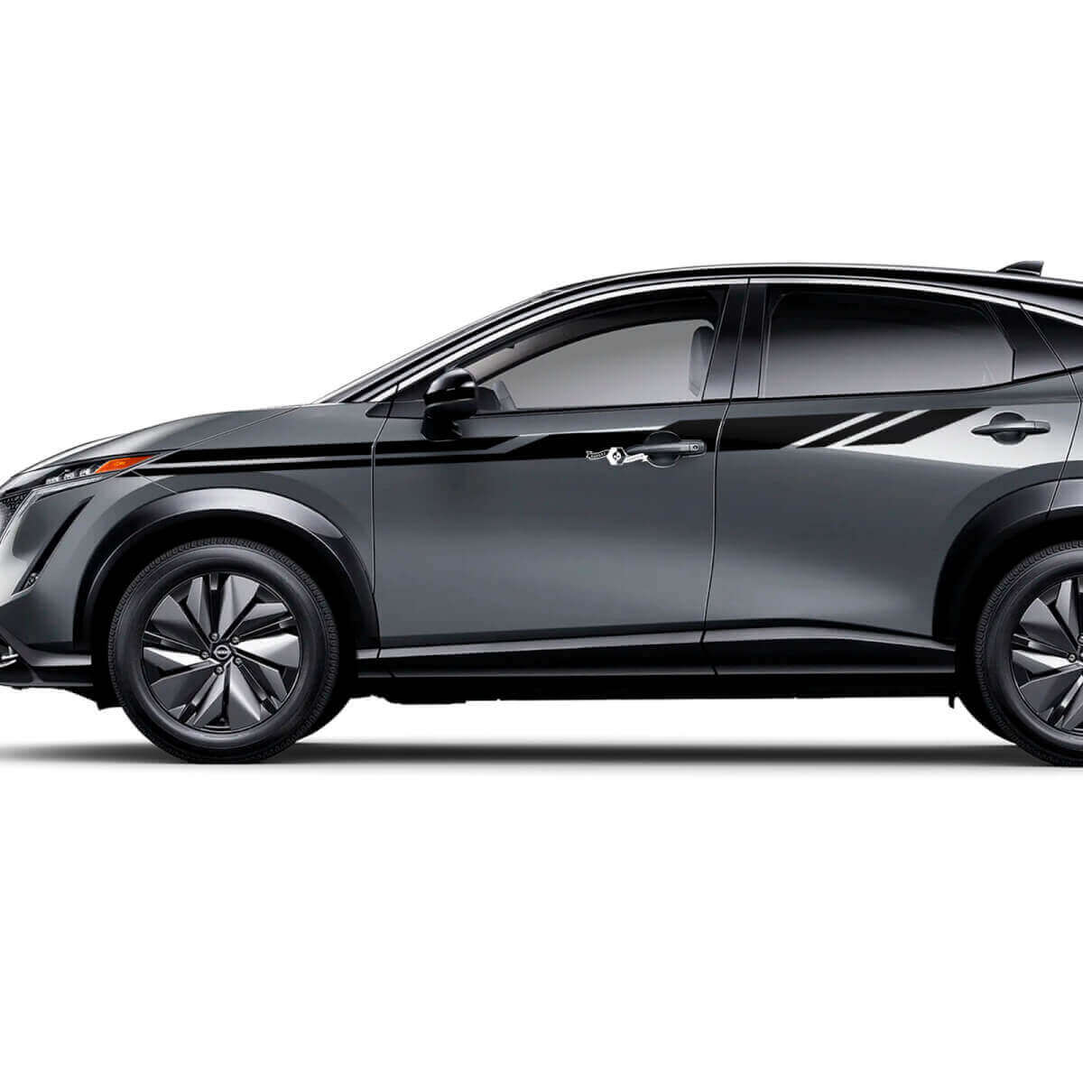 Seiten Universal Akzentstreifen Racing Grafik Aufkleber Set für Nissan ARIYA
