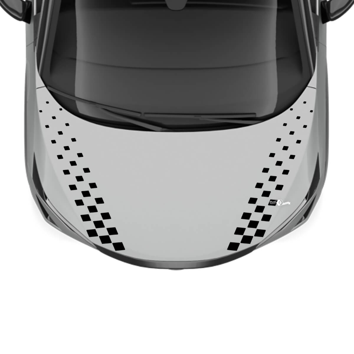 Motorhaube Doppel-Karostreifen Racing Grafik Aufkleber für Nissan ARIYA
