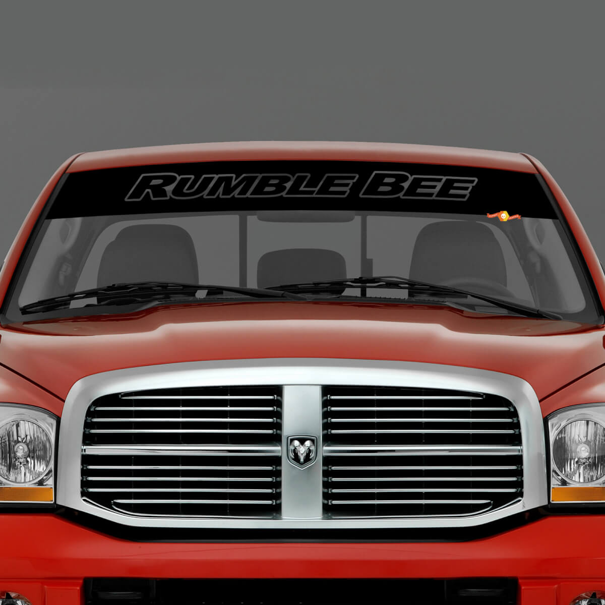 Frontscheibe Rumble Bee Banner Vinyl Aufkleber für Dodge RAM
