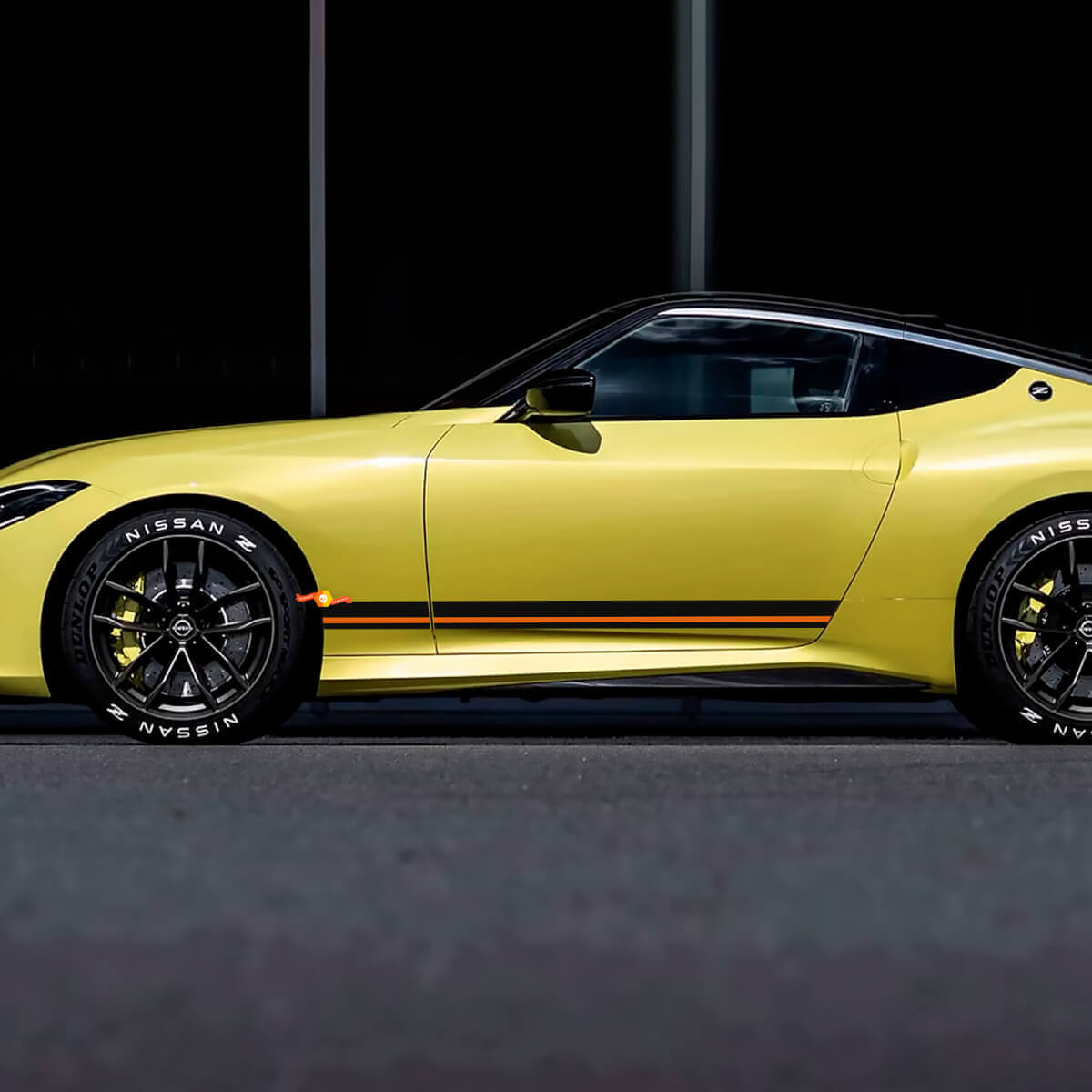 Seitlicher Streifen Aufkleber Decal Vinyl Grafik Kit 2 Für Nissan Legend Z Edition