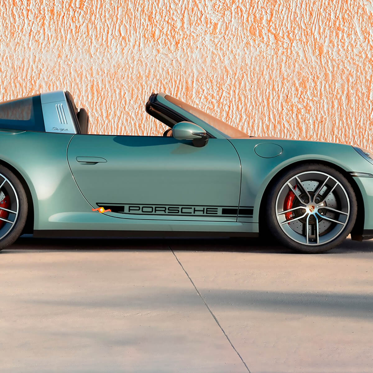 Seitentüren Dekorative Aufkleber für Porsche 911 Targa 4S
