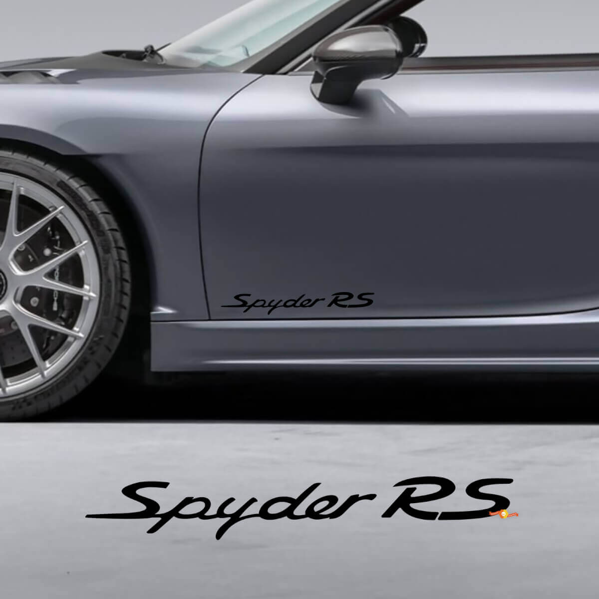 Seitentür Aufkleber für Porsche 718 Cayman Spyder RS
