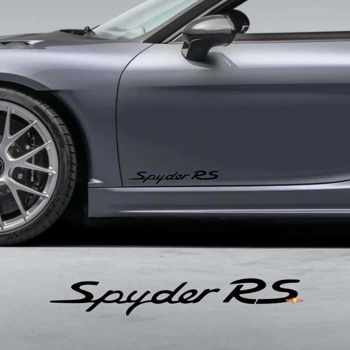 Spyder RS Seitentür Vinyl-Aufkleber Set für Porsche 718