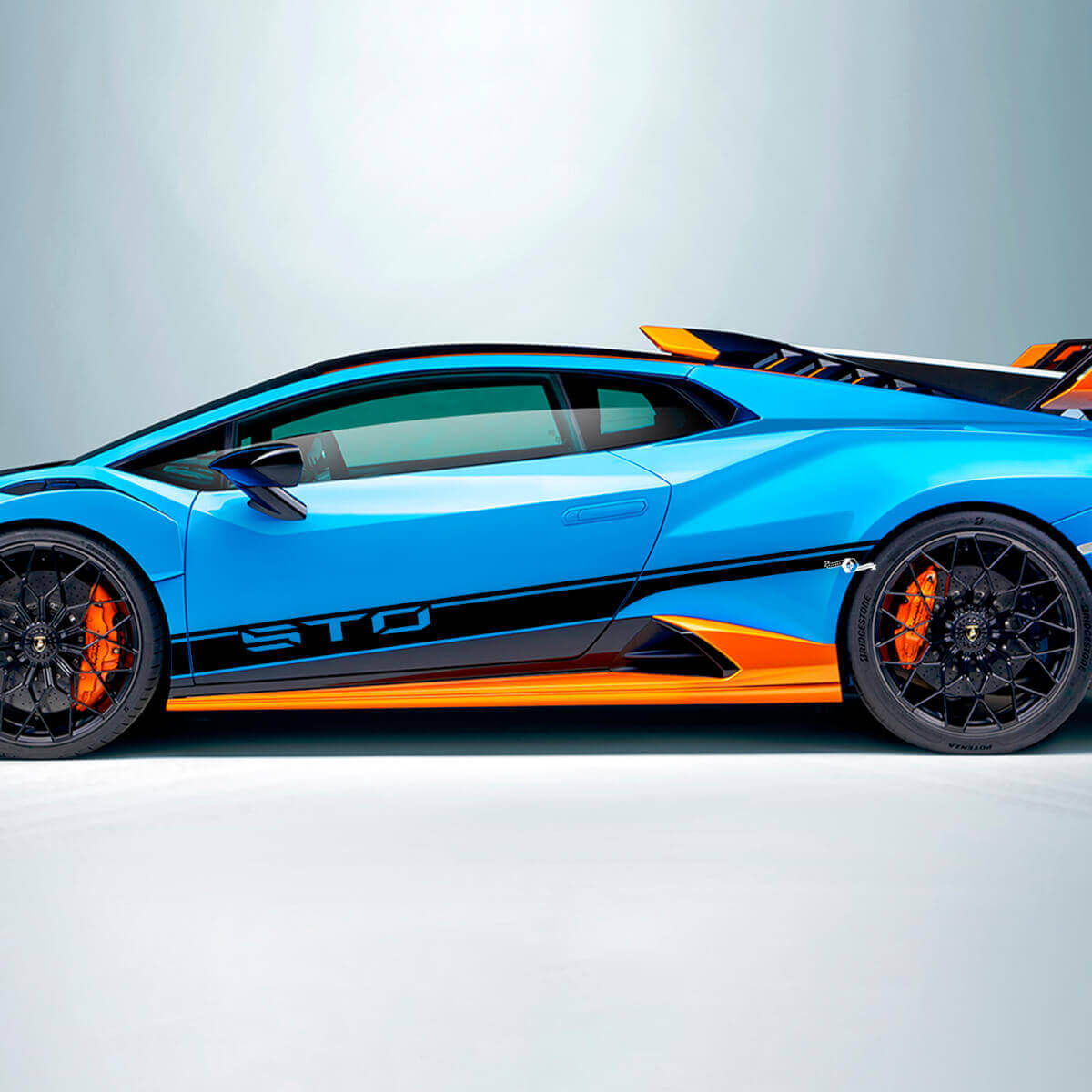 STO Streifen Seitenaufkleber Vinyl Aufkleber Grafiken für Lamborghini STO
