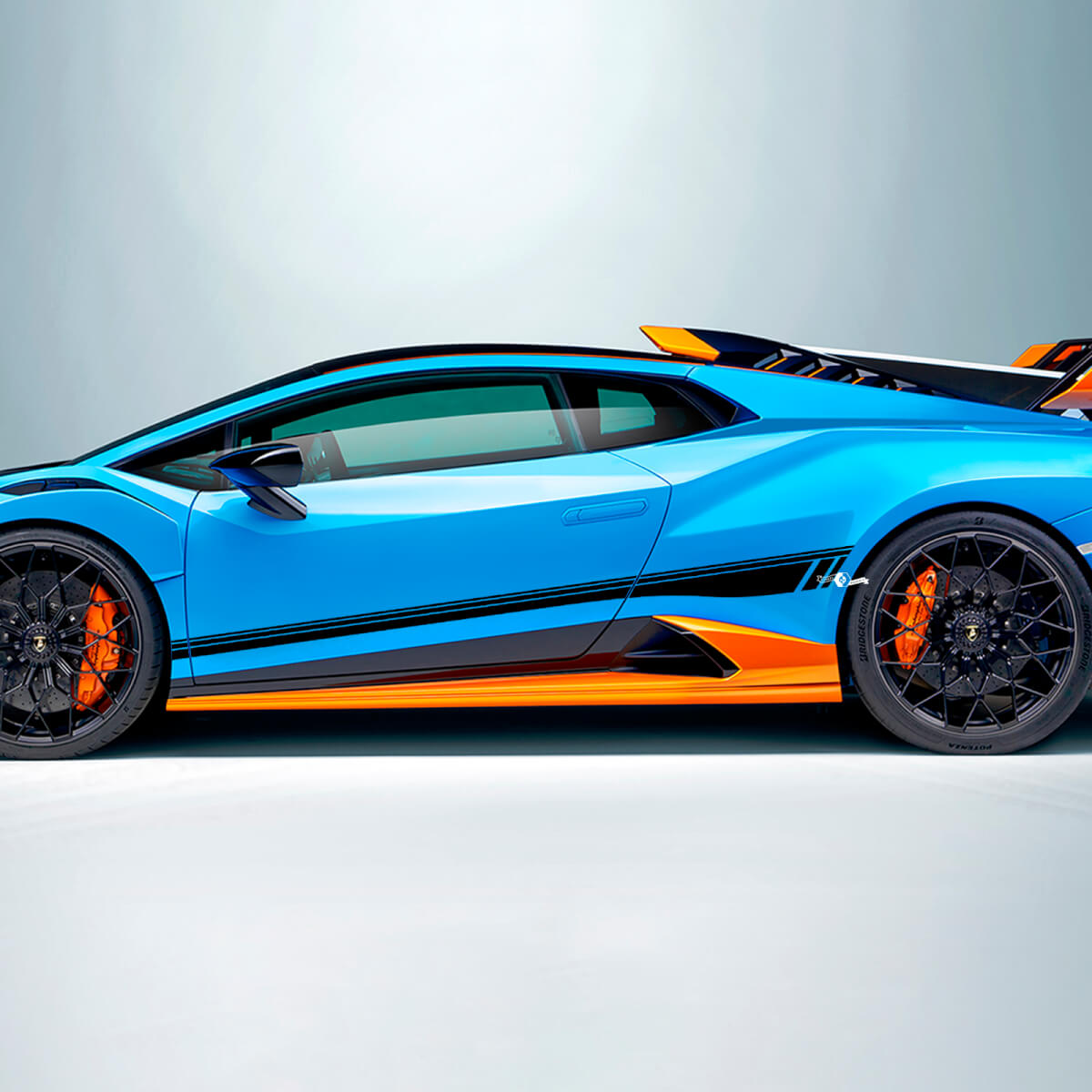 Rennstreifen Seiten-Vinyl-Aufklebergrafiken für Lamborghini STO

