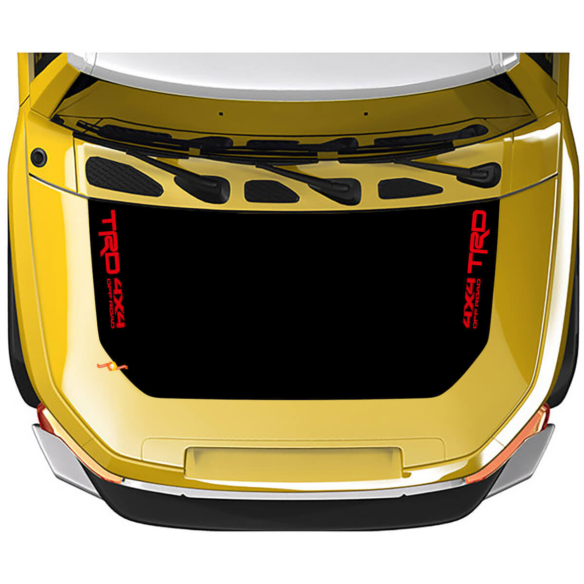 Verkleidung Motorhaube Blackout TRD Offroad Aufkleber für Toyota FJ Cruiser
