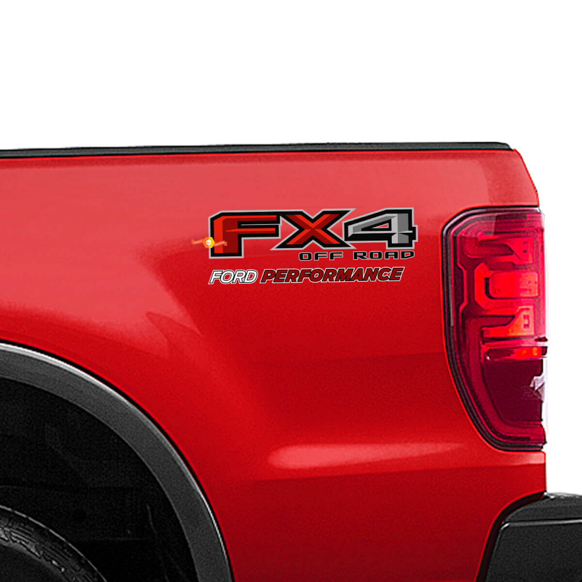 FX4 Off Road Ford Performance Aufkleber Sticker für die Seiten des LKW-Bettes für Ford F150 f250
