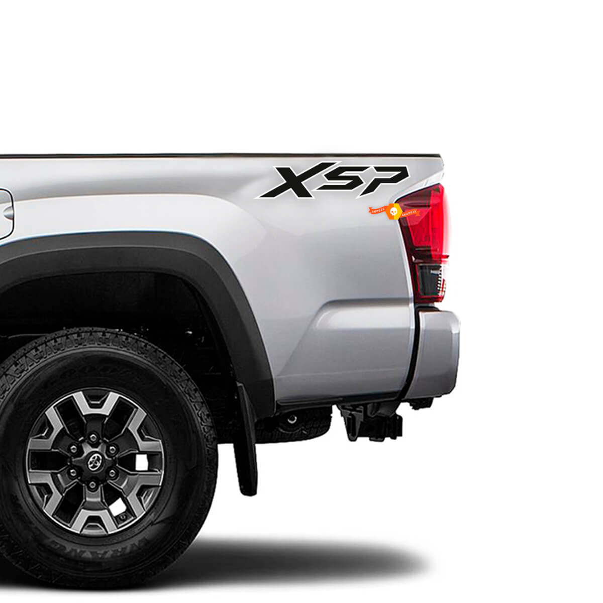 Paar XSP Seiten-LKW-Vinyl-Aufkleber für Toyota Tacoma
