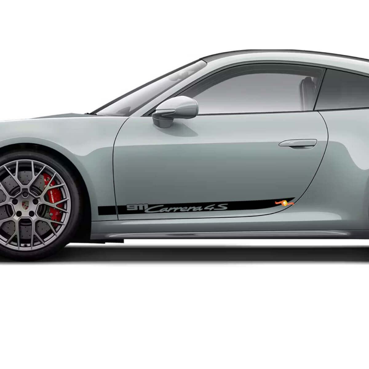 Seitenverkleidungsgrafik Aufkleber für Porsche 911 Carrera 4S
