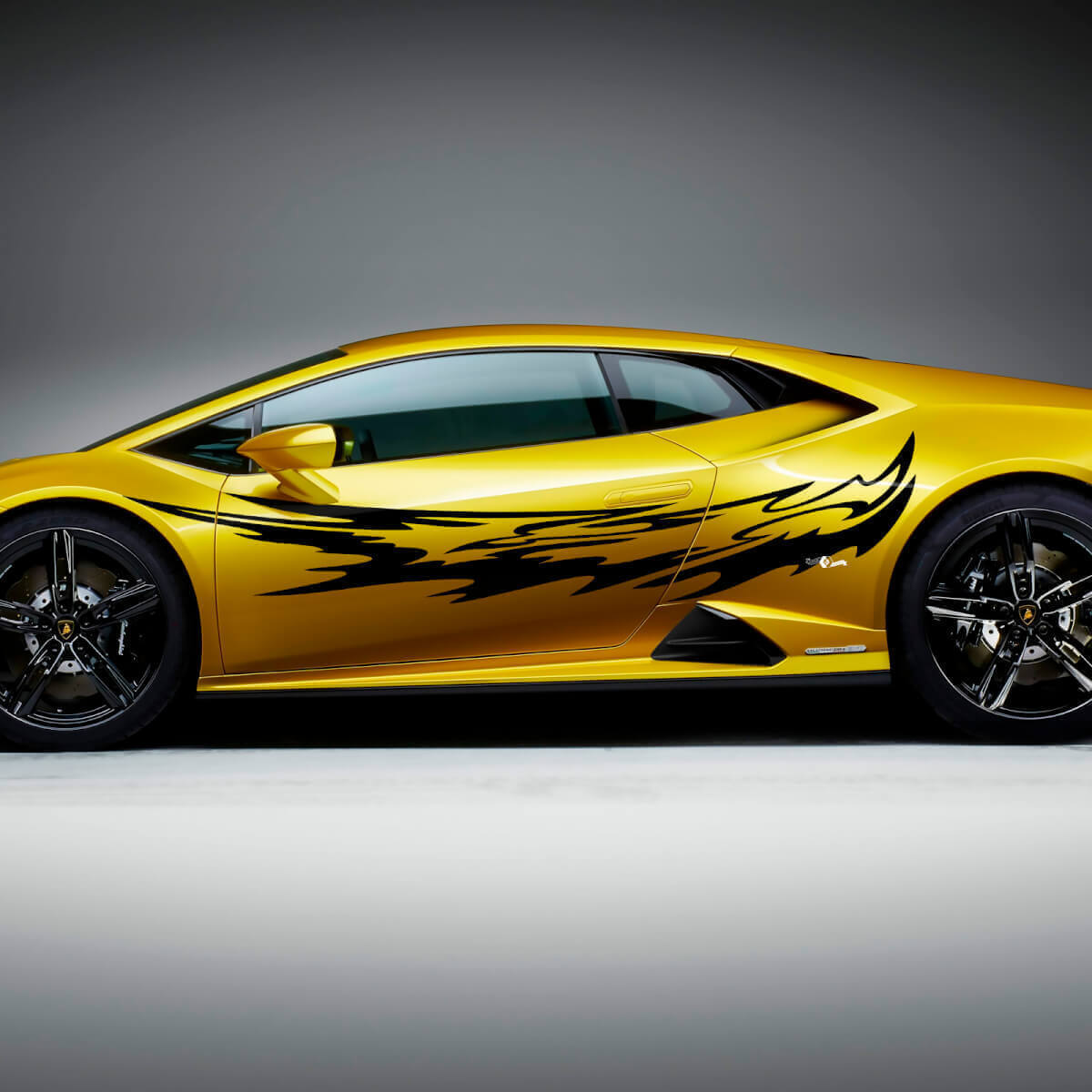 Lightning Tribal Seiten-Racing Vinyl Aufkleber Grafik für Lamborghini Huracan Evo