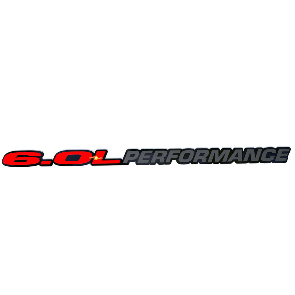 6.0 Leistungs-Haubenemblem 3D-Emblem für Dodge Ram Powerstroke Truck 6.0L
