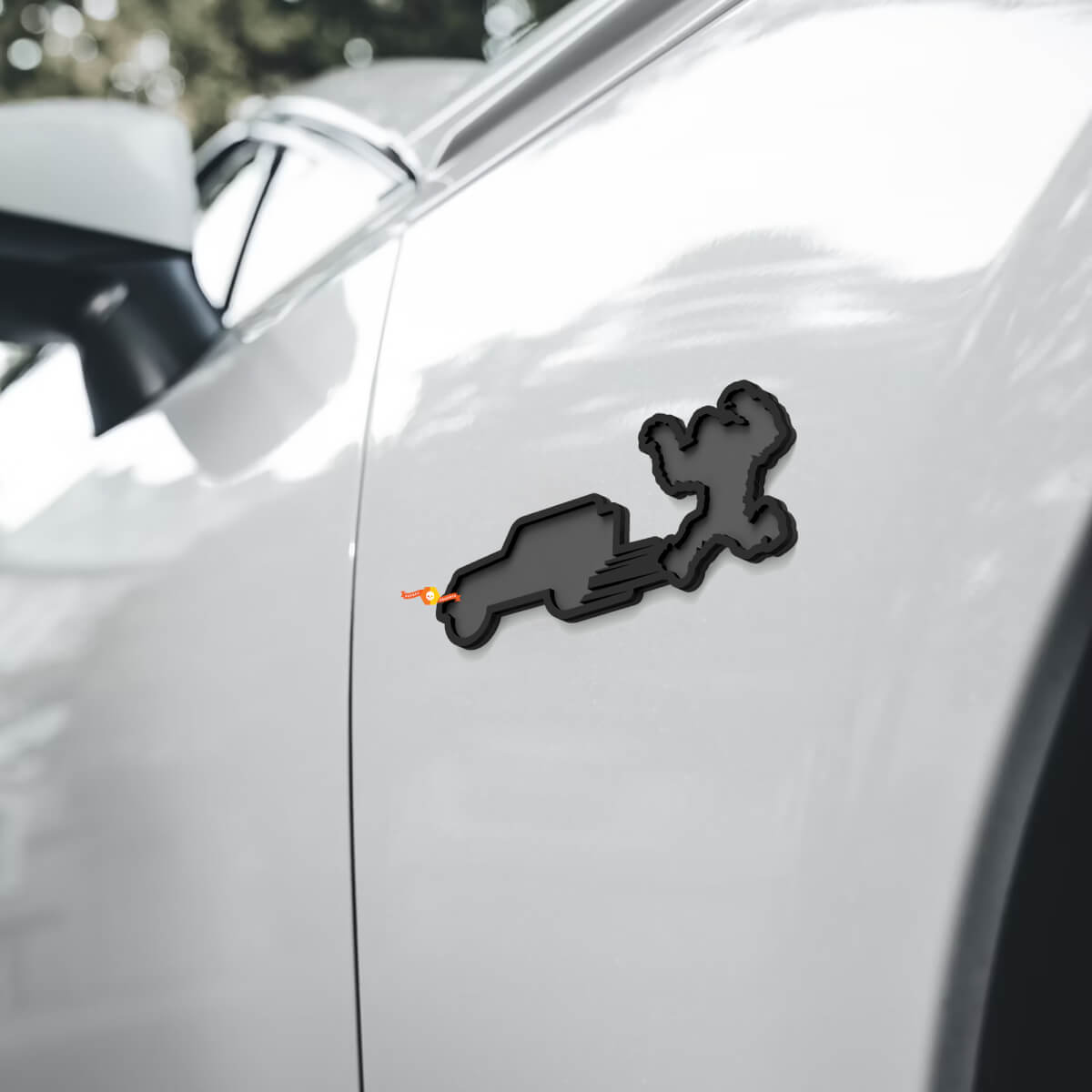 Yeti Sasquatch Jeep Kotflügel Emblem 3D Abzeichen