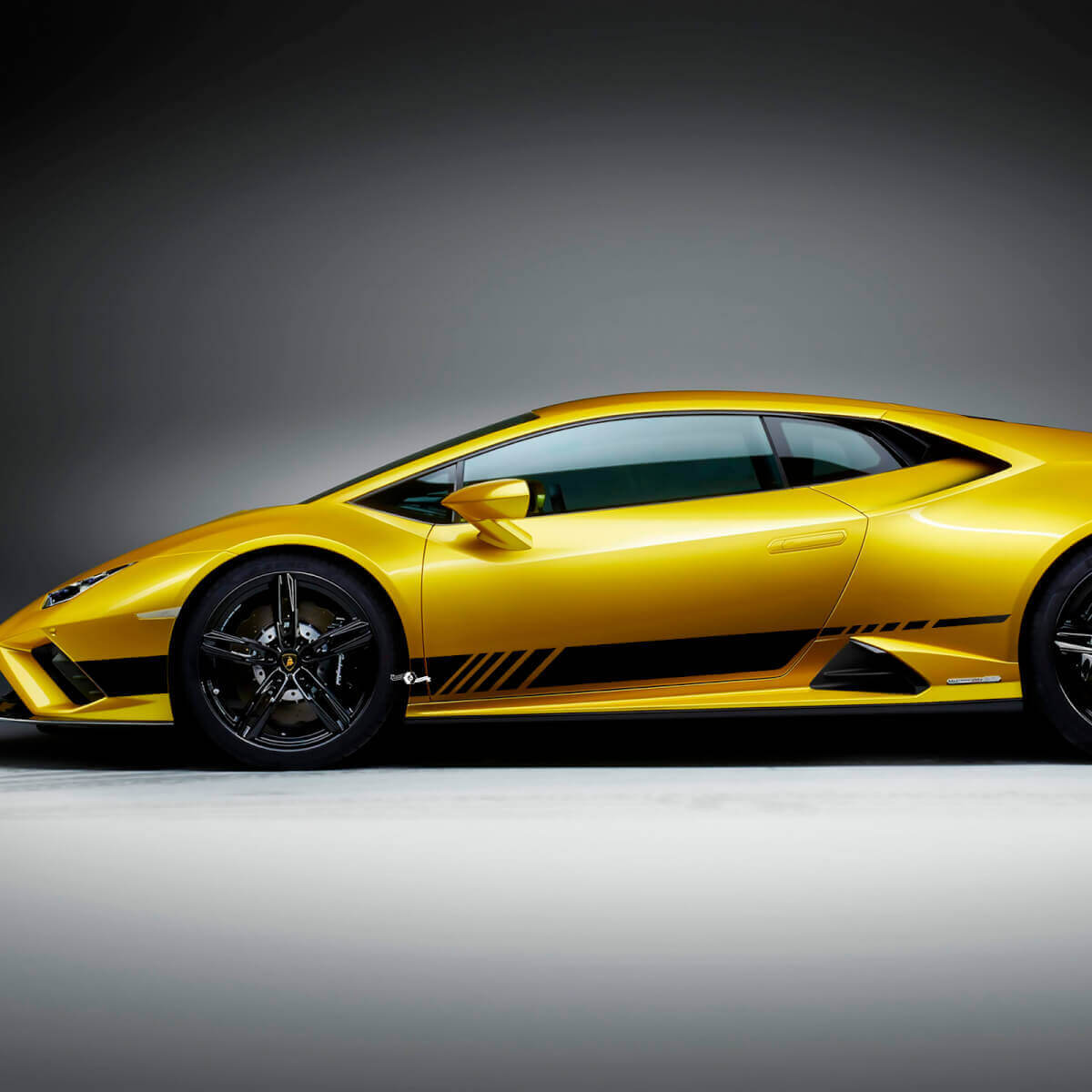 Seitliche Streifen Aufkleber Racing Vinyl Aufkleber für Lamborghini Huracan Evo