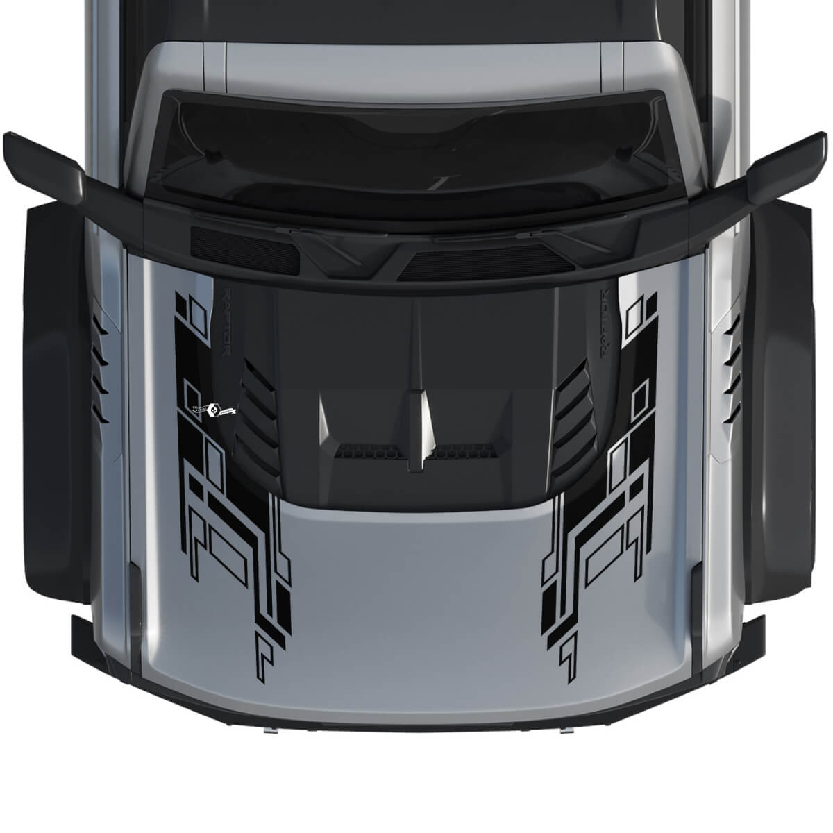 Motorhaube Bronco Raptor Wrap Grafik Aufkleber für Ford Bronco