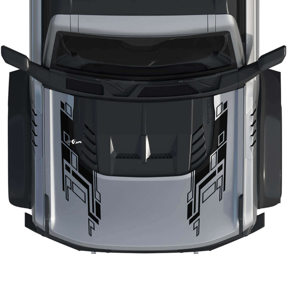 Motorhaube Bronco Raptor Wrap Grafik Aufkleber für Ford Bronco
