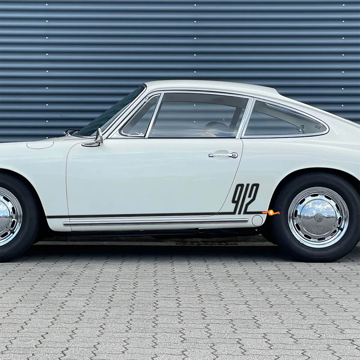 Seitenrennstreifen 912 Aufkleber für Porsche 911 912