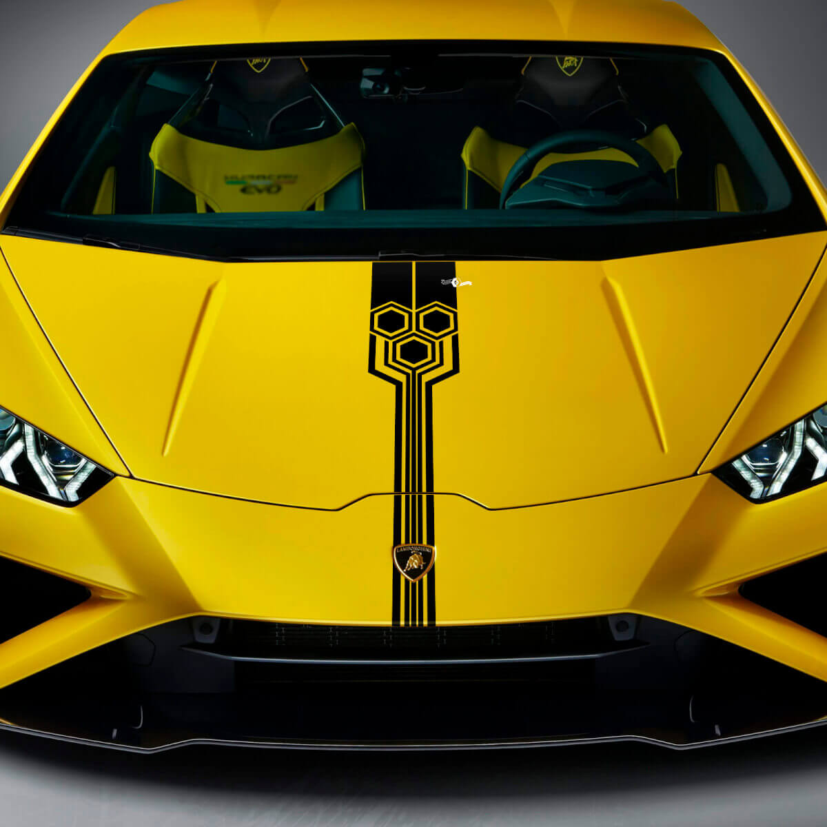 Motorhaubenstreifen Racing Vinyl Aufkleber Grafiken für Lamborghini Huracan Evo

