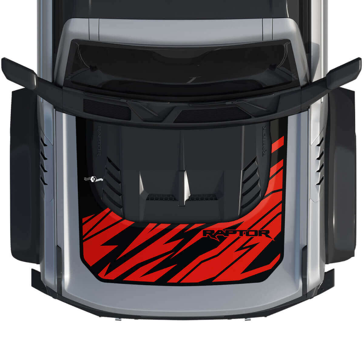 Haube Bronco Raptor Wrap Grafik Aufkleber für Ford Bronco 2 Farben 2
