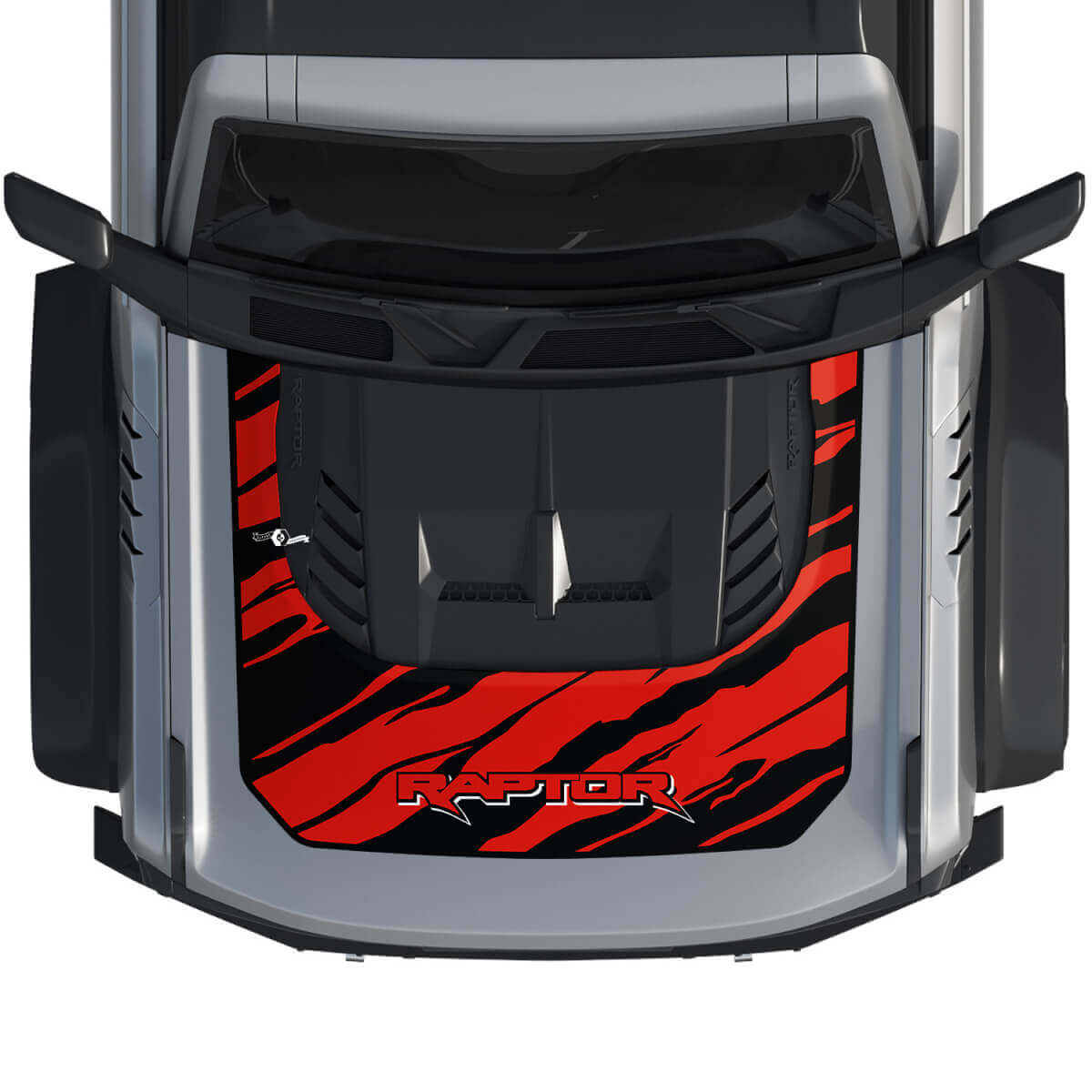 Haube Bronco Raptor Wrap Grafik Aufkleber für Ford Bronco 2 Farben 3
