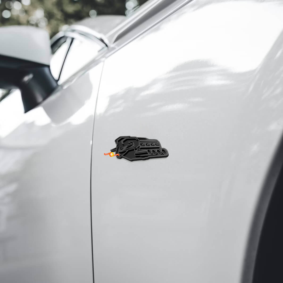 Hemi-Motor 3D Kotflügelabzeichen Emblem für Dodge Ram 1500 TRX