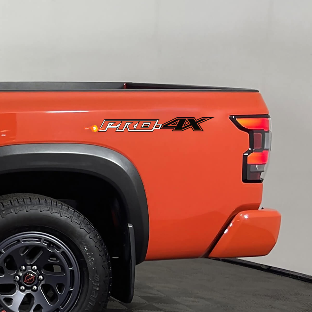 2X PRO-4X PRO4X 4x4 Off-Road Truck Bedside Both Side Stickers Decals for Nissan Titan Frontier