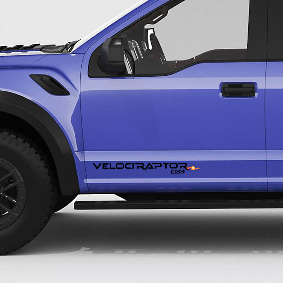 VelociRaptor V8 600 Seitentüren Heckklappe Pickup Aufkleber Sticker für Ford F150
