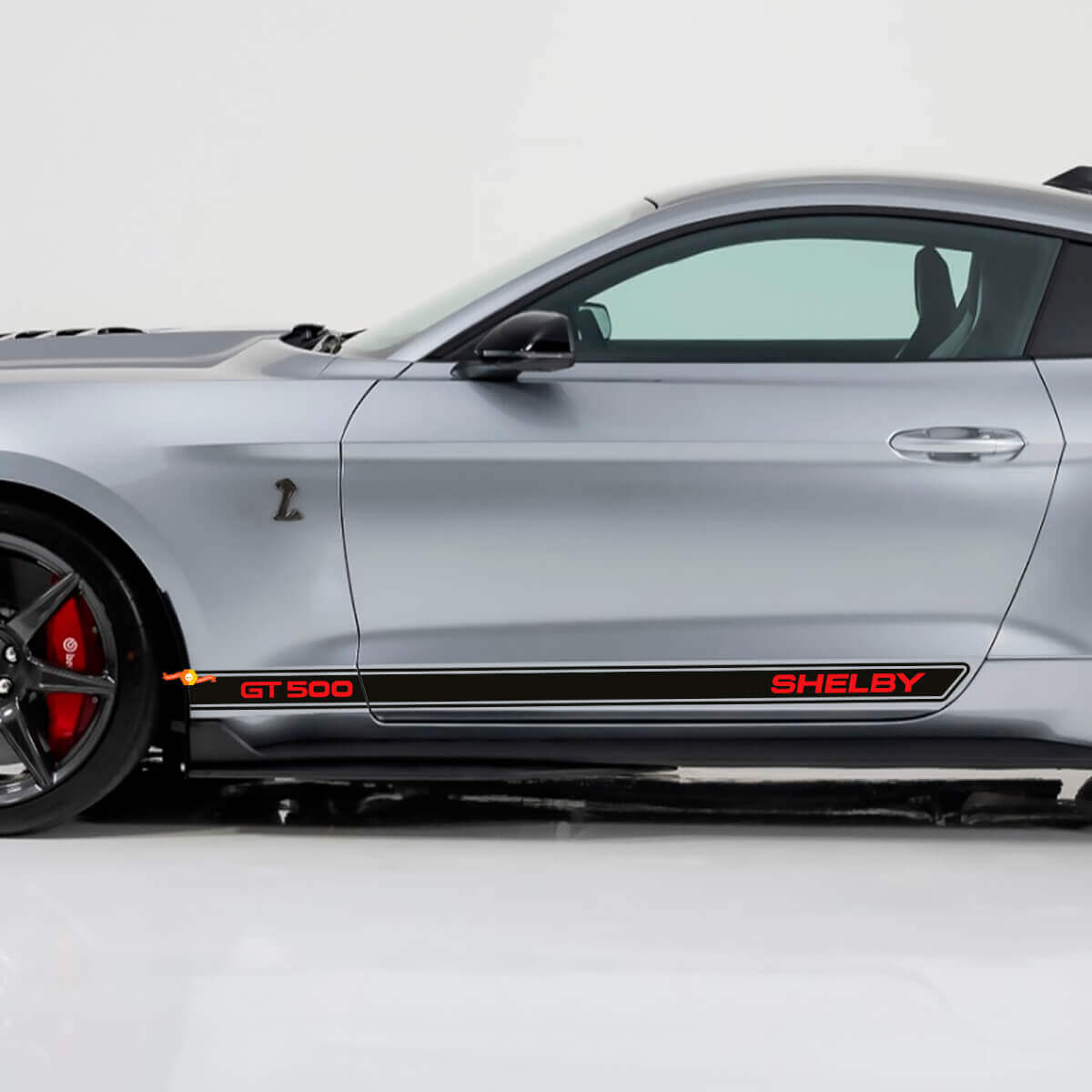 GT500 Shelby Schweller-Aufkleber für Ford Mustang