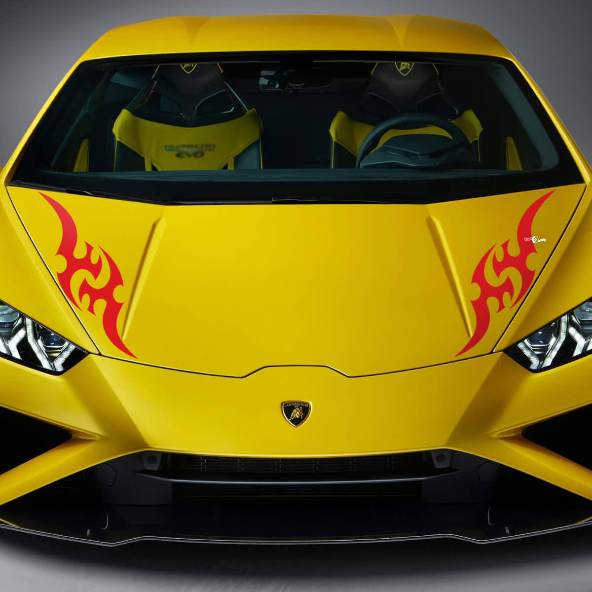 Tribal Grafik Motorhauben Vinyl Aufkleber Sticker für Lamborghini Huracan Evo