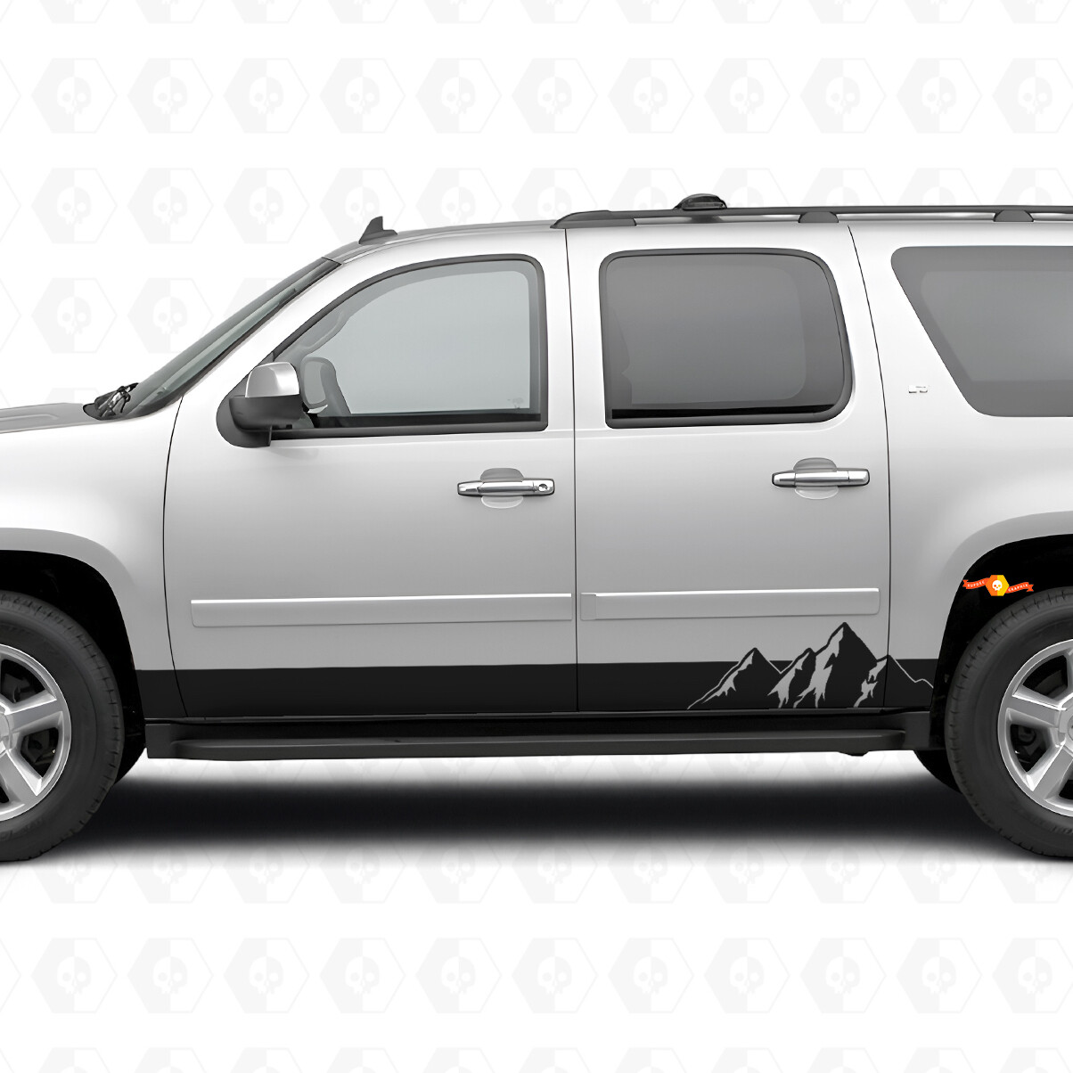 Alpine Ridge Tür- & Schweller-Vinylstreifen für Chevrolet Suburban GMT900 2007-2014