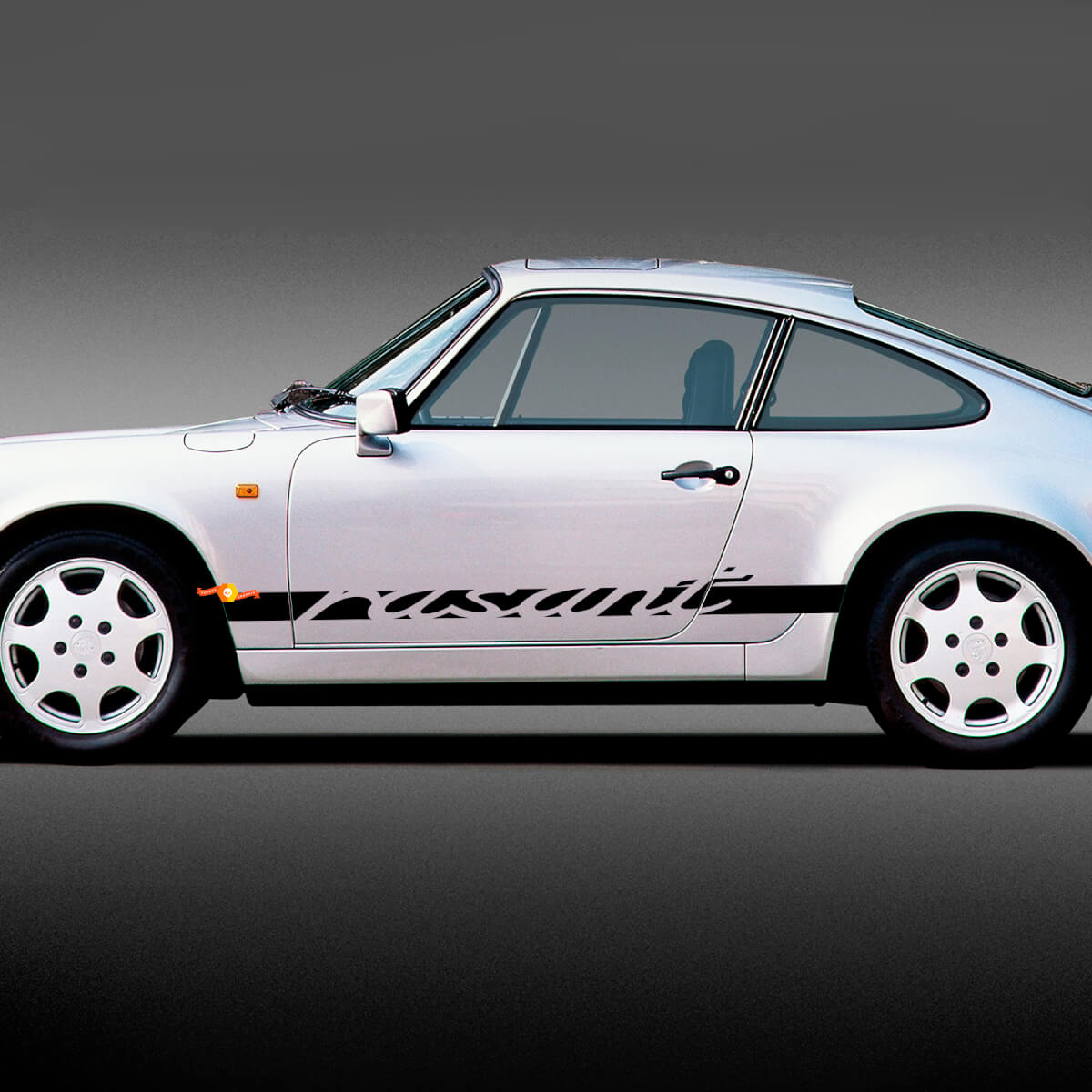 Rasant Schriftzug Seitenstreifen Vinyl-Aufkleber für Porsche 911