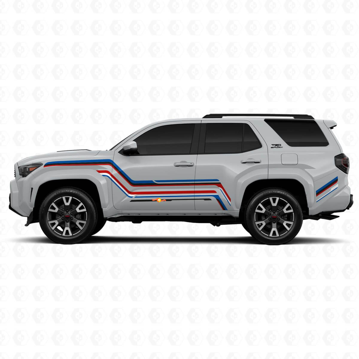 Gebogene Grafische Seitenstreifen Vinyl Aufkleber Decal Für Toyota 4Runner