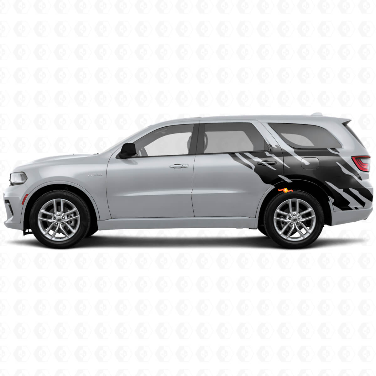 Schlamm-Spritz-Grafik Seitenheck Vinyl-Aufkleber für Dodge Durango 2011+