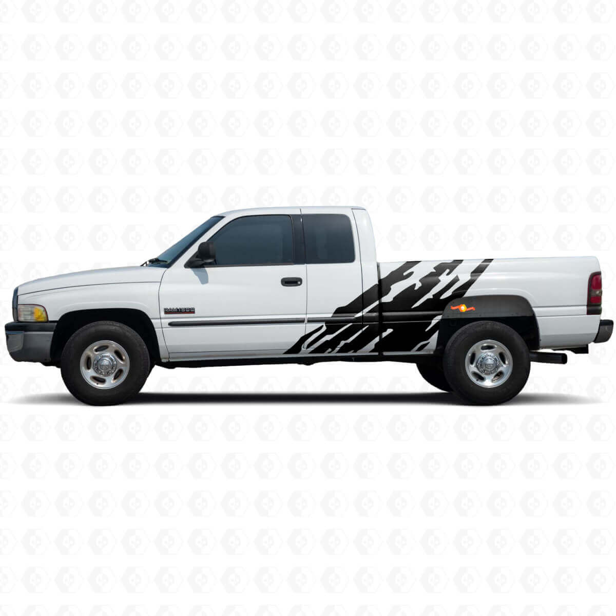 Schlamm-Spritzschutz Seitenaufkleber für Dodge Ram 1500 1994-2001
