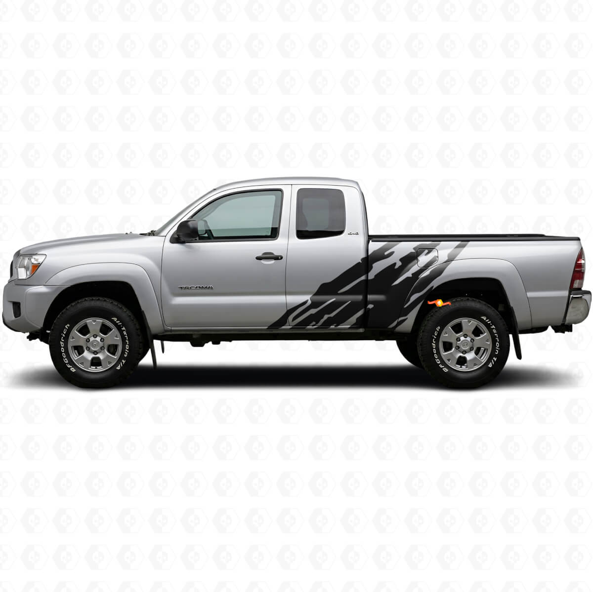 Matsch-Spritzer Grafik Seitenaufkleber für Toyota Tacoma 2004-2015