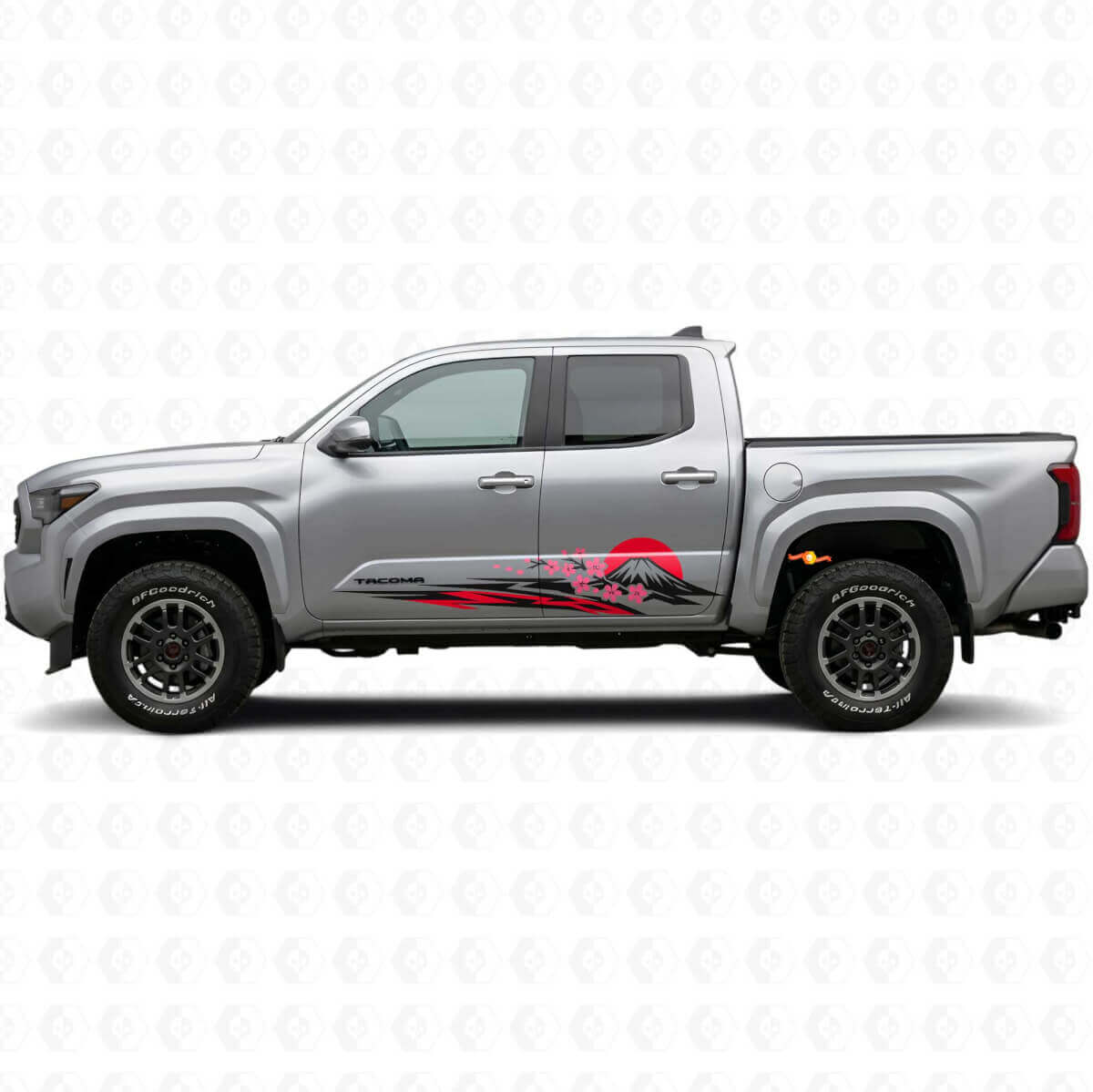 Japanische Sakura Grafik Seitenaufkleber für Toyota Tacoma 2023+