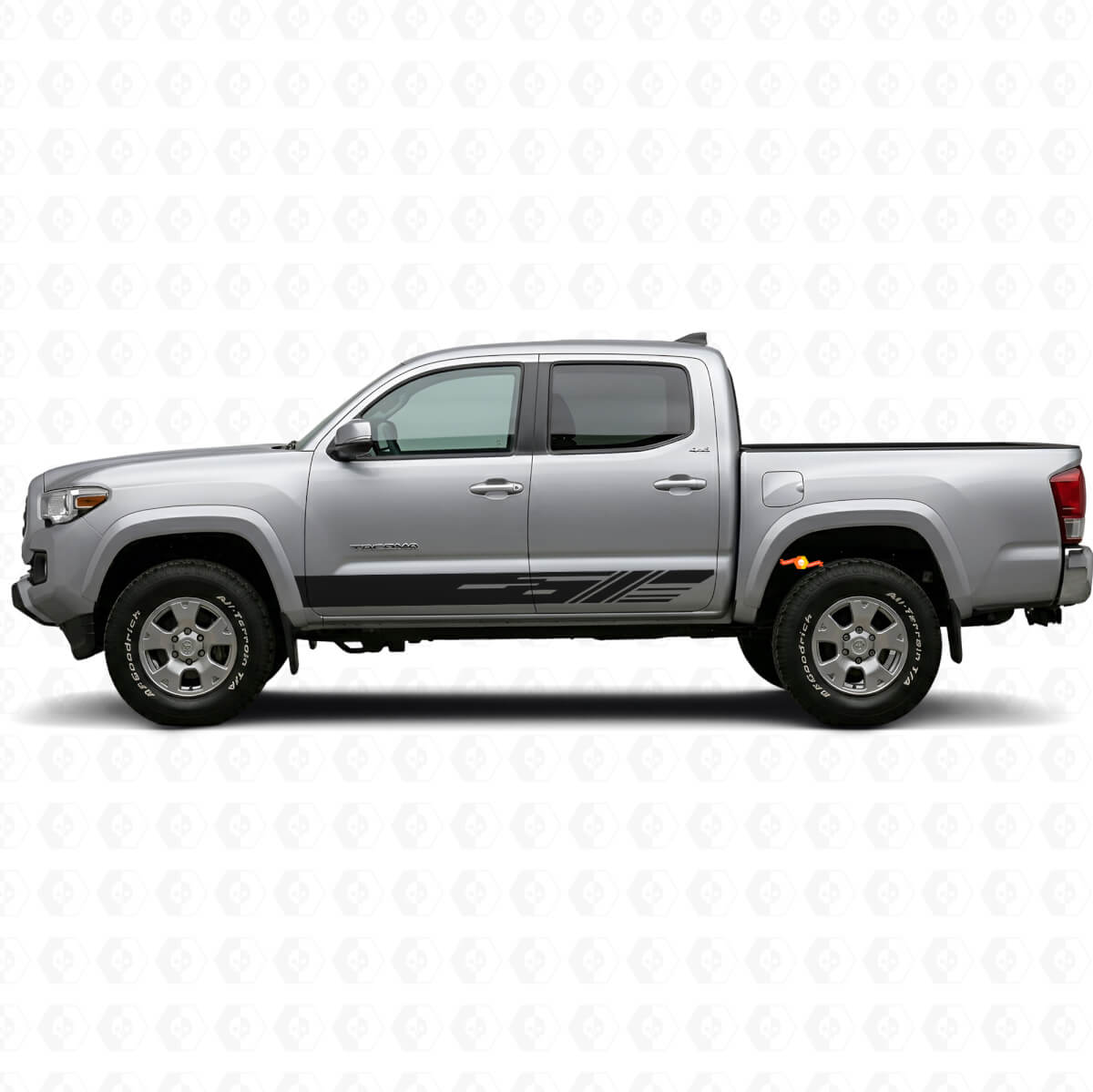 Dekorative Streifen Seitenleisten Vinyl-Aufkleber für Toyota Tacoma 2015-2023