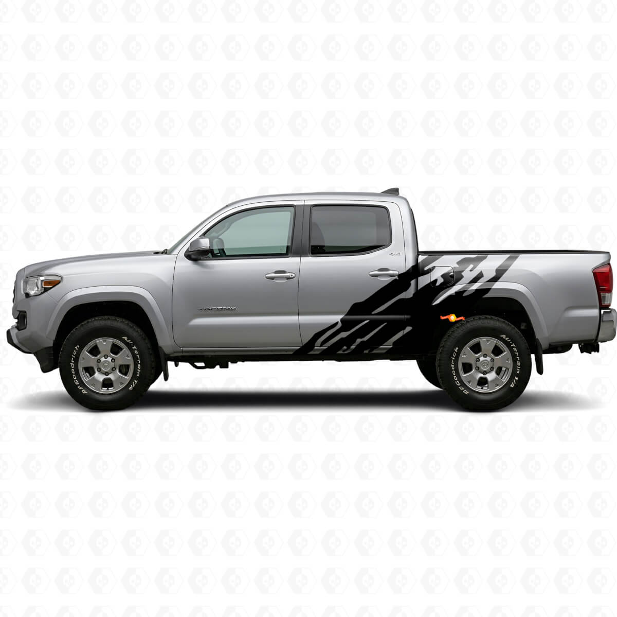 Schlammspritzer-Grafik Seiten-Vinylaufkleber für Toyota Tacoma 2015-2023