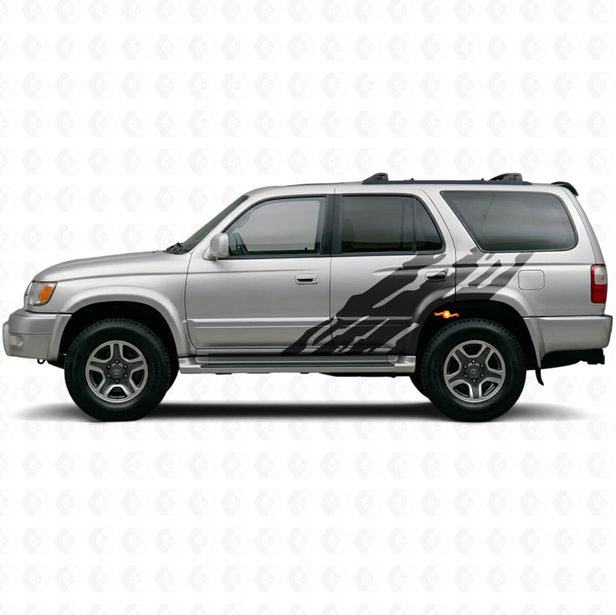 Schmutzspritz-Grafik Seitenaufkleber für Toyota 4Runner 1995-2002