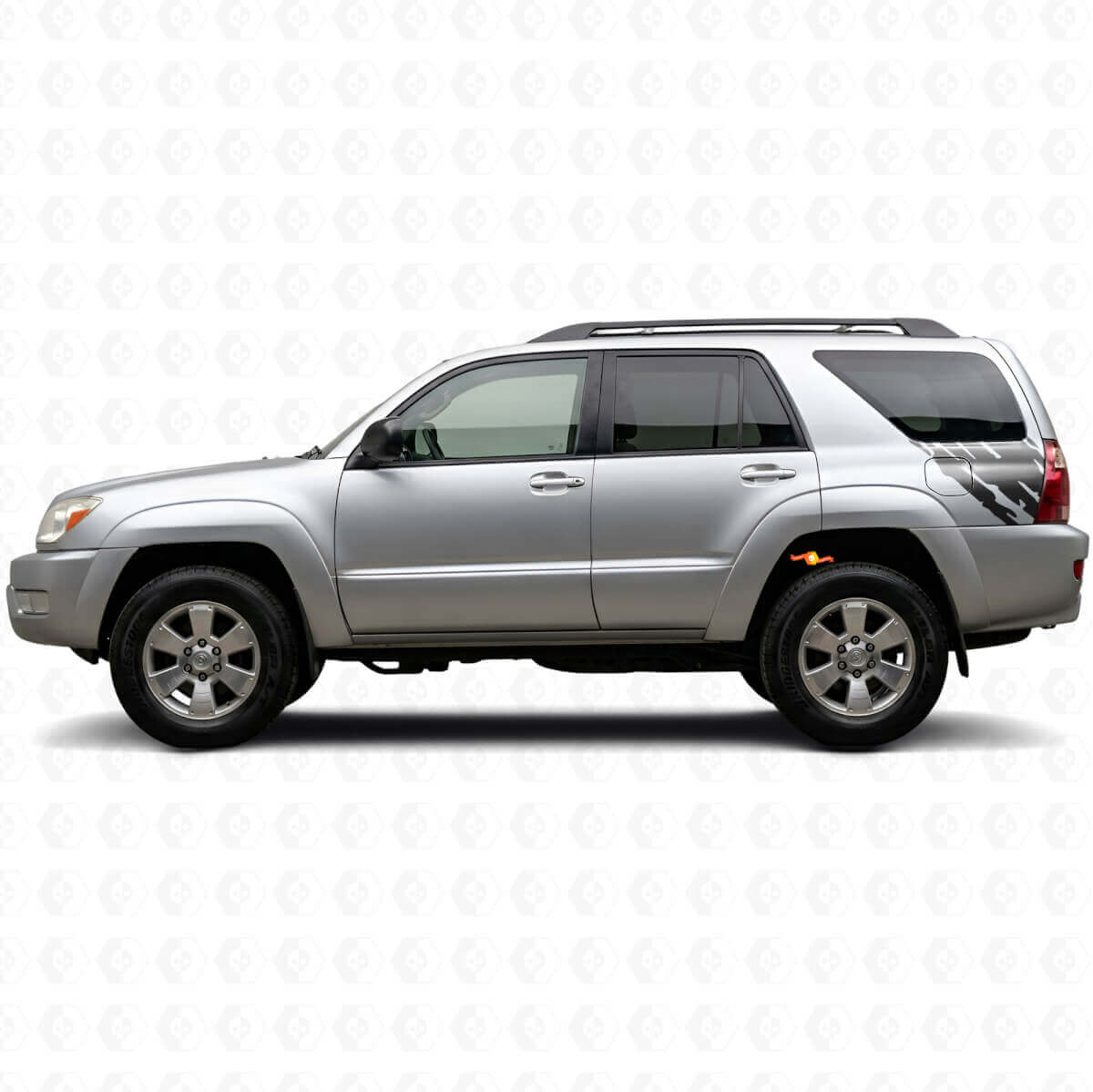 Mud Splash Grafik Seitenaufkleber Vinyl Dekor Kit für Toyota 4Runner 2002-2009