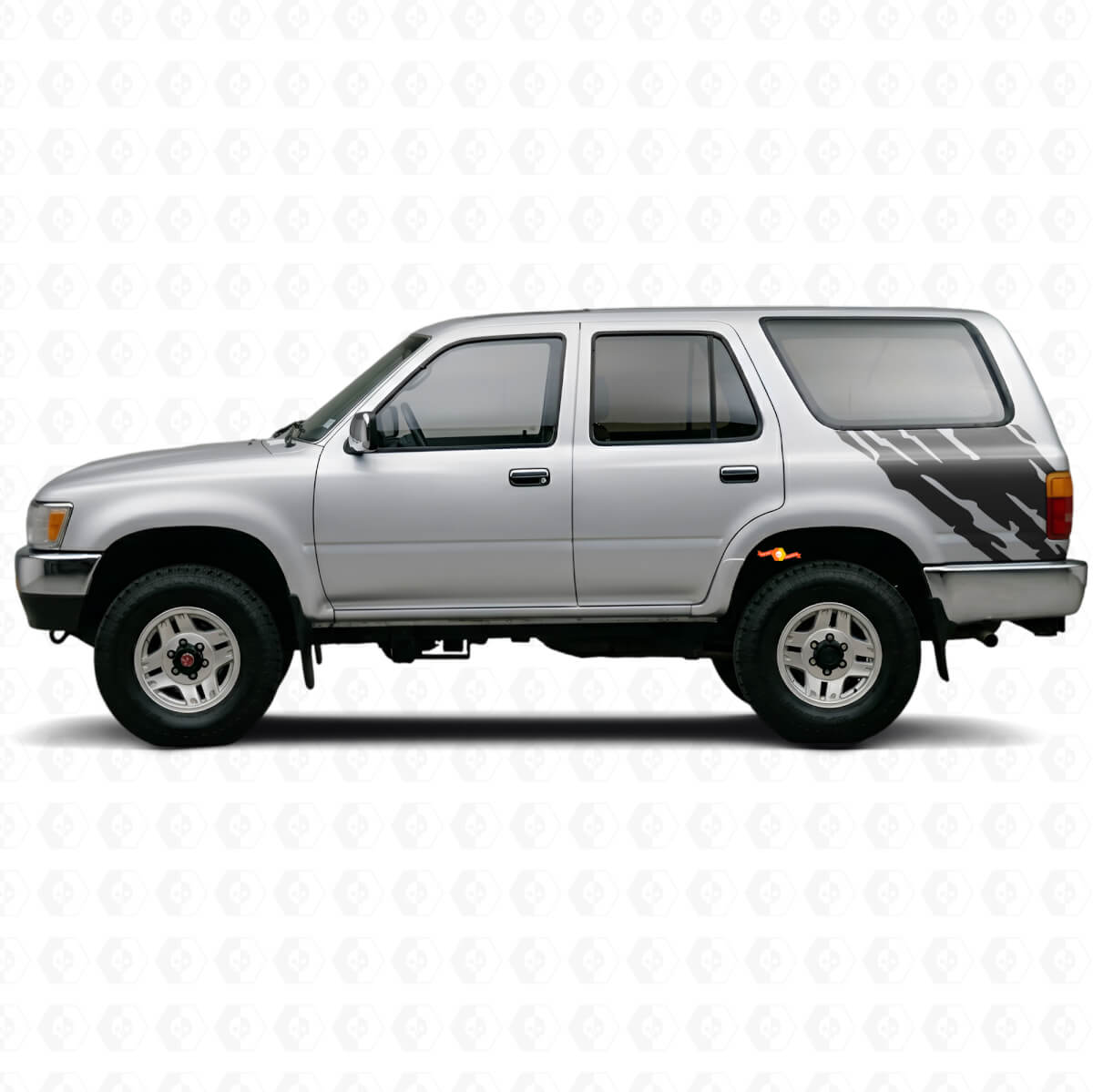 Schlamm-Spritzern Grafik Vinyl-Aufkleber für die hintere Seite Toyota 4Runner 1989-1995