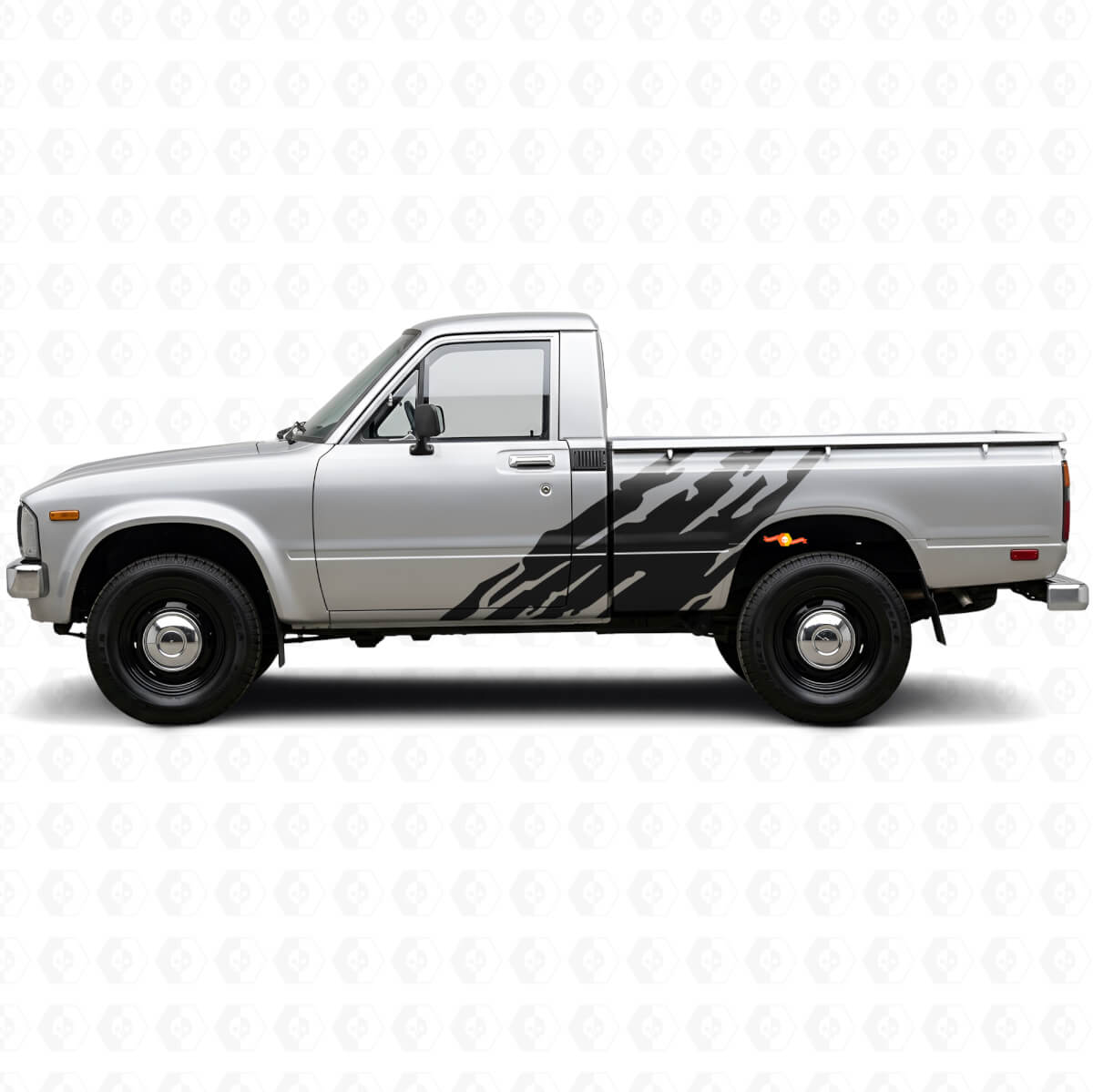 Schlammspritz-Grafik Seiten-Vinylaufkleber für Toyota Hilux 1978-1983