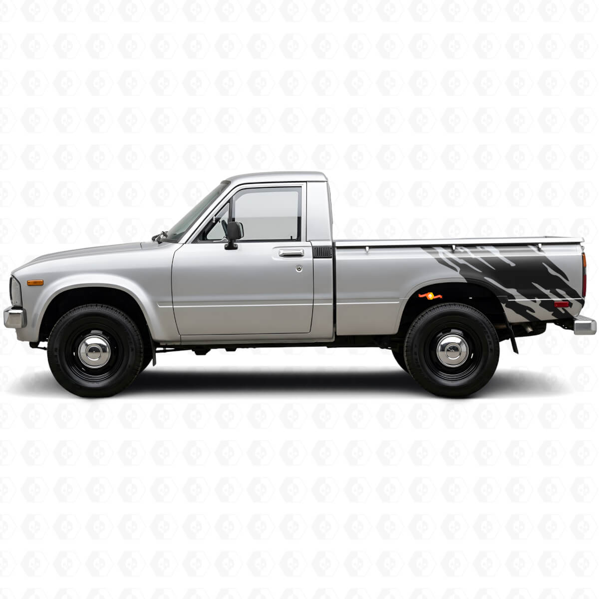 Schlamm-Spritzschutz-Grafik Heckseiten Vinyl-Aufkleber für Toyota Hilux 1978-1983