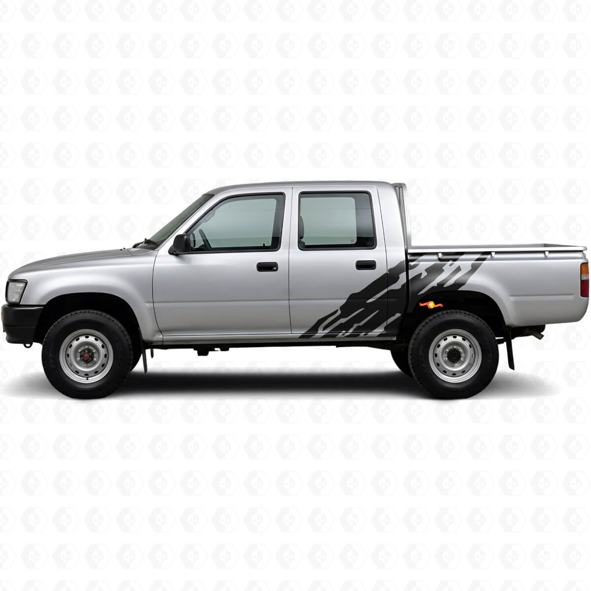 Schlamm-Spritzschutz Grafik Seitenaufkleber für Toyota Hilux 1988-1997