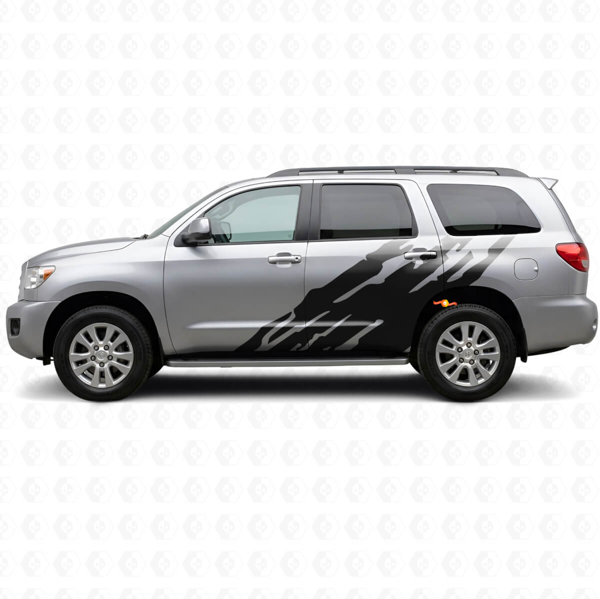 Schlammspritz-Grafik Seiten-Vinyl-Aufkleber für Toyota Sequoia 2007-2022