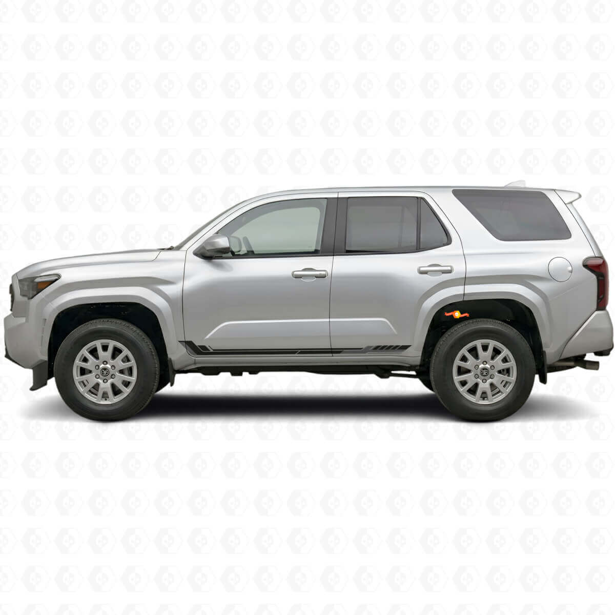 Racing-Style Seitenstreifen Vinyl-Aufkleber für Toyota 4Runner 2024+