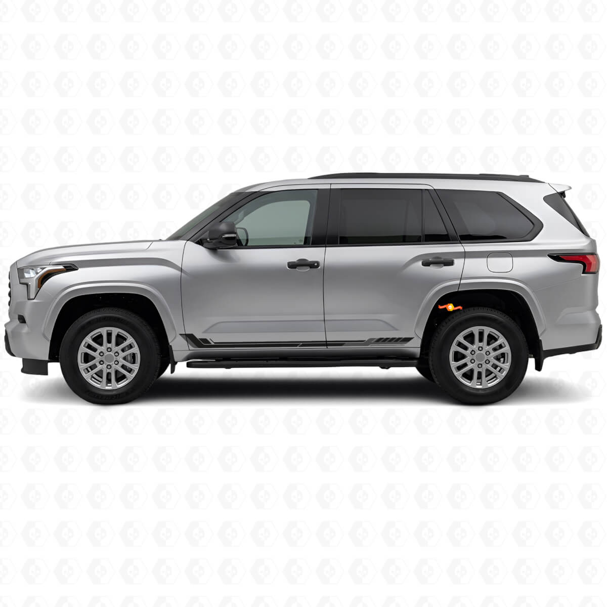 Racing Style Seitenstreifen Vinyl-Aufkleber für Toyota Sequoia 2022+