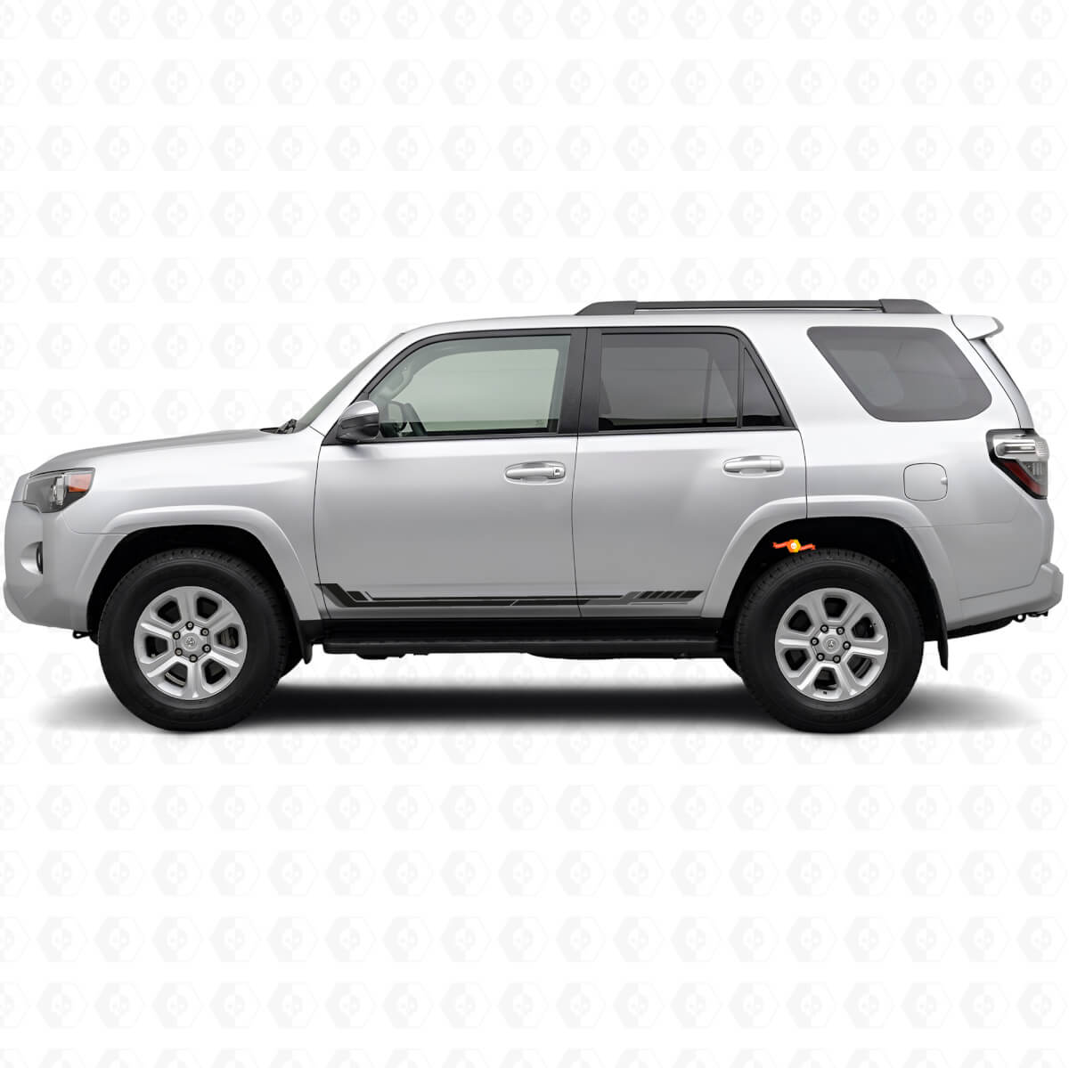 Racing Style Seitenstreifen Vinyl Aufkleber für Toyota 4Runner 2009-2024