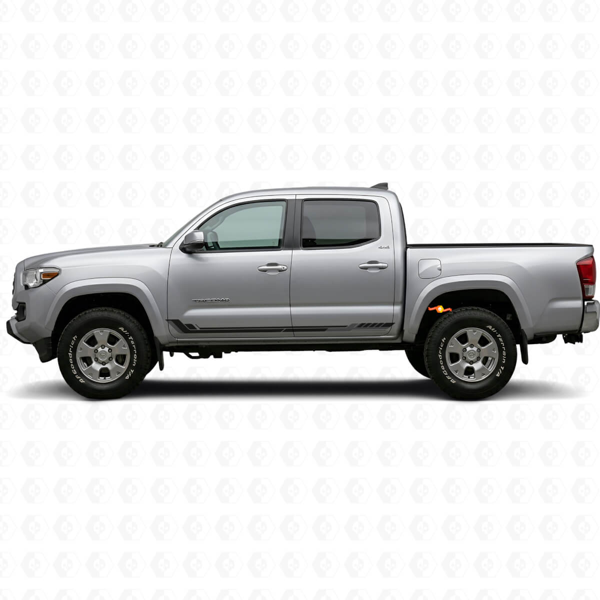 Racing-Style Seitenstreifen Vinylaufkleber für Toyota Tacoma 2015-2023