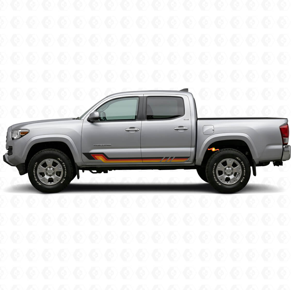 Vintage-Stil Seitenstreifen Vinyl-Aufkleber für Toyota Tacoma 2015-2023